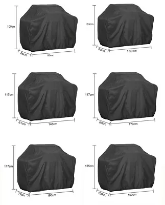 Garden BBQ Gas Grill Cover Barbecue Waterproof Outdoor Heavy Duty UV Protection • $14.98