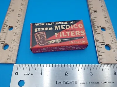 New Medico Pipe Filters 10 Pack Genuine Vintage Unused Made In USA #Z598 • $6.50
