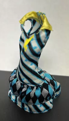 Monster High Doll Frankie Stein Dress Picture Day Lightning Bolt Striped  • $5.89