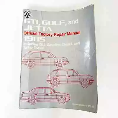 1985 Volkswagen GTI Golf Jetta Robert Bentley Official Factory Service Manual • $19.97