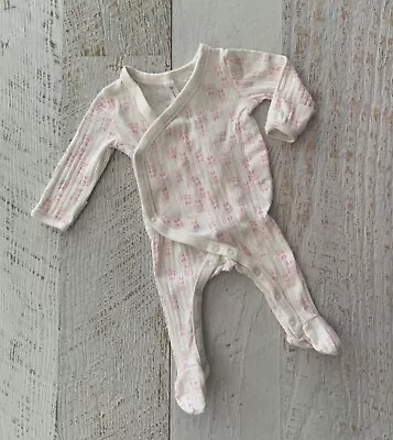 Baby Girl Sz 000 0-3 Mths Baby Allinone Cotton • $7.90