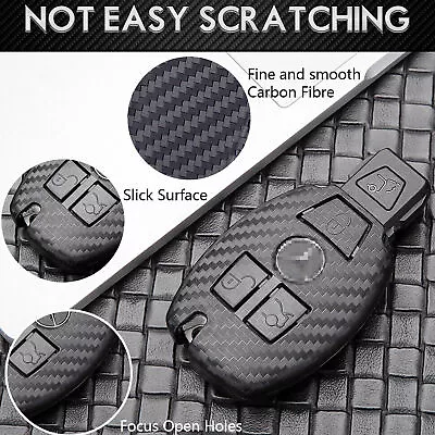 For Mercedes-Benz 10-16 E-Class Carbon Fiber Smart Key Cover Holder • $6.31