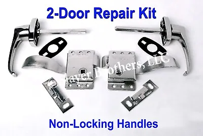 Left & Right Door Repair Kits - Non-Locking  For Tractors Heavy Equipment Etc. • $88.99