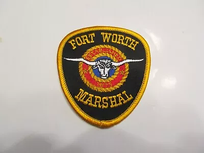 Texas Fort Worth Marshal Cap Patch • $1