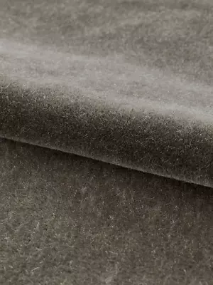 Jb Martin Nevada Plush Mohair Pewter Gray Velvet Upholstery Fabric 2 Yard 55 W • $139.98