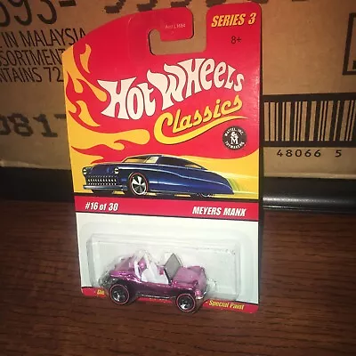 Hot Wheels Series 3 Classics Series Meyers Manx Dune Buggy Buggie Pink  Color • $24.99