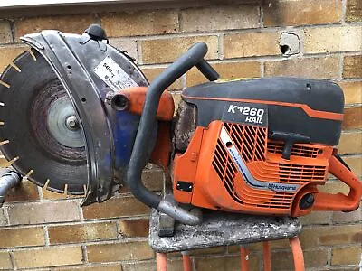 £335 • Buy Husqvarna K1260 14” Petrol Disc Cutter Rail Saw C/W Diamond Blade FWO