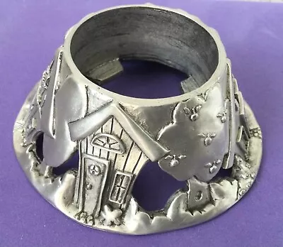 Pewter Etain Zinn Candle Holder • £2.50