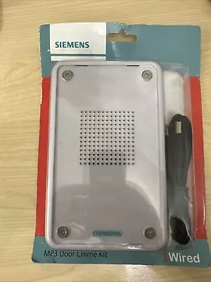 Siemens Wired Wall Mounted Recordable MP3 Door Bell Chime - JSJS-315 (DCW20) • £7.99