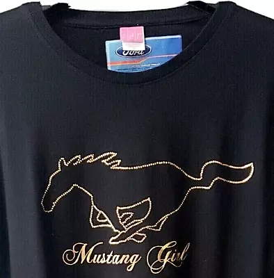 New Junior Women's Mustang Girl Long Sleeve T-Shirt Sizes Small & Medium • $14.08