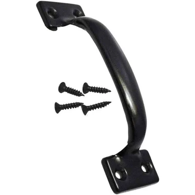 $15.99 • Buy Litepak Black Metal Premium 5-3/4  Kitchen Cabinets Handles Drawer Pulls 4-Pack