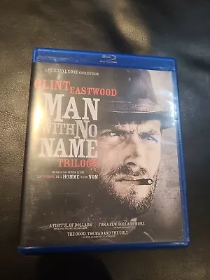 Man With No Name Trilogy  (Blu-ray Disc 2014 3-Disc Set) Hard To Find ! • $12.72