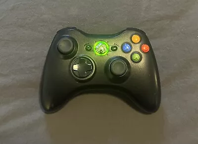 Genuine Microsoft Xbox 360 Wireless Controller Black - Fully Tested! • $40