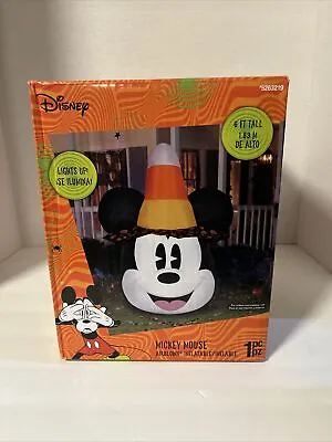 Disney Halloween Mickey Mouse Candy Corn Hat 6 FT Airblown Inflatable New 2023 • $55