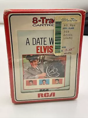 Elvis Presley 8-Track A Date With Elvis RCA STILL SEALED Tape Cartridge • $39.95