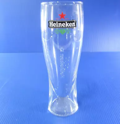 Heineken Red Star Large Beer Glass 568mls 22cm Tall X 7cm Diameter Very Good • $14.40