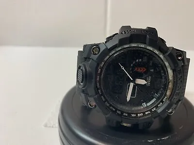 Smael Wr Sbar Dual Time Bulk Water Resistant Military Watch Needs Battery • $9