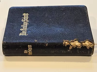 Die Heilige Schrift Vintage German Bible 1952 Leather Cover Martin Luther • $9.99
