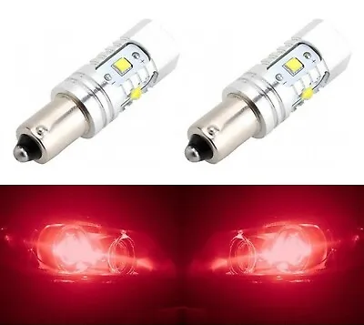 LED 30W BAX9s H6W Red Two Bulb Reverse Back Up Light Replacement OE Show Color • $18.75