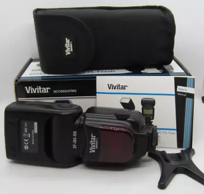 Vivitar DF-583-NIK Zoom 18-180mm TTL Speedlight Flash For Nikon DSLR Cameras • $49.99