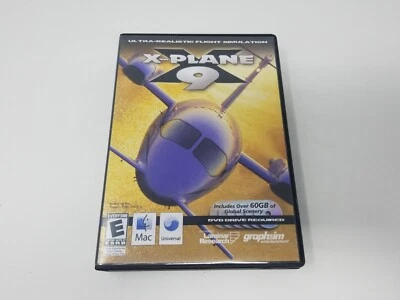 X-Plane 9 (Mac 2008) Flight Simulator Complete 6 Disc Set NO Manual  • $13.99