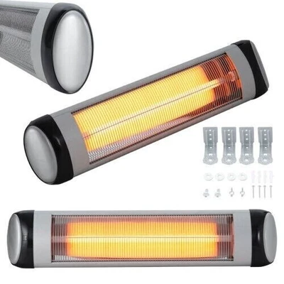 £35.99 • Buy 2.5KW Patio Heating Infrared Heater Garden Outdoor Electric Wall Mounted