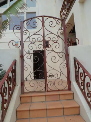 Wrought Iron Entry Gate • $2899