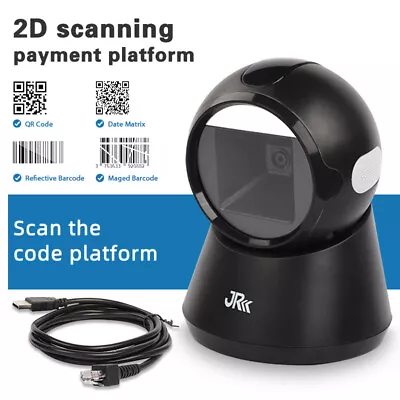 Hands Free Barcode Scanner QR Code Image Scanning Platform For Supermarket Pos • £33.85
