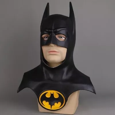 Adults Batman Mask Latex Costume Fancy Dress Outfit Party Cosplay Mens Realistic • £18.99