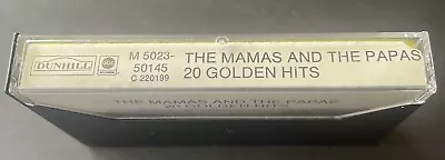 The Mamas And The Papas - 20 Golden Hits - Vintage Cassette Tape  • $6.99