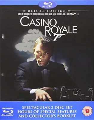 Casino Royale (Deluxe Edition) [Blu-ray] [2006] [2008] [Region Free] - DVD  8EVG • £3.49