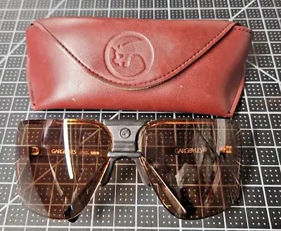 Vintage Gargoyles ANSI Classics INC USA The Terminator Brown Sunglasses • $199.99