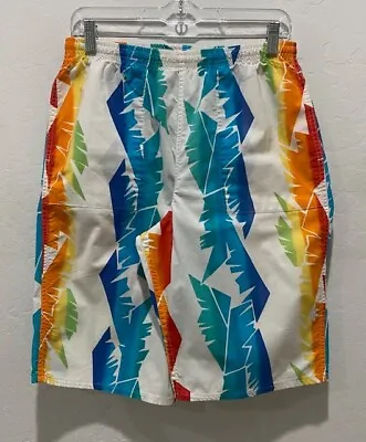 EUC VTG Youth Size L (28-34 ) OP Elastic Drawstring Waist Shorts  Pockets USA • $14.75