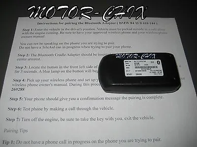 2003 2004 2005 BMW 745i 745Li 760i 760Li X5 Z4 Motorola V60 Bluetooth Adapter • $270