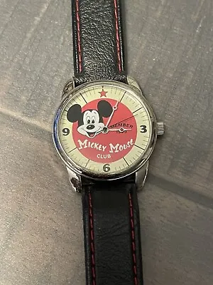 Original Mickey Mouse Club 1955 Member Anniversary Womens Analog Quartz Watch • $19.50