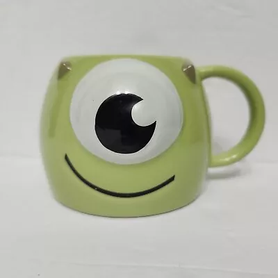 Disney Store Authentic Mike Wazowski Monsters Inc Ceramic 3D Mug Cup 14 Oz • $14.99