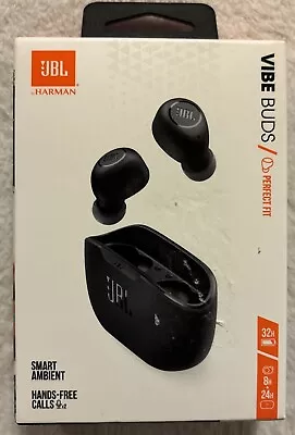 JBL Vibe Buds True Wireless Bluetooth Earbuds Headphones - Black Open Box • $27.88