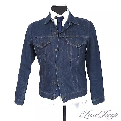 #1 MENSWEAR LNWOT OrSlow Made In Japan Slubby Raw Indigo Denim Trucker Jacket 2 • $100