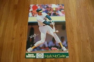 Vintage Mark McGwire Full Size Sports Illustrated Poster - Oakland A's • $14.99