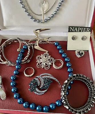 Vintage Estate Costume Jewelry Lot! MONET NAPIER And More! • $49.99