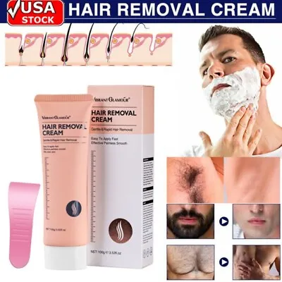 $12.28 • Buy Painless Permanent Hair Removal Cream Stop Hair Growth Cream For Women & Men