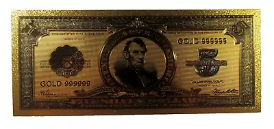 1923 Lincoln Porthole $5 Five Dollar Silver Certificate Novelty $5 Bill Note • $5.36
