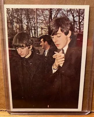 The BEATLES - 1964 TOPPS  Color Card #58 - EX/M-   Lennon  McCartney  Starr • $6.95