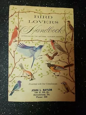Vintage Esso Oil Gas - Bird Lovers Handbook - Stroudsburg Pa - Audubon Society • $5.95
