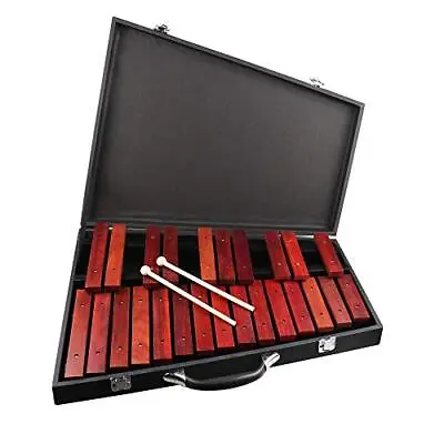  25 Note Wood Xylophone G5- G7 Wooden Glockenspiel With Mallet Case For  • $140.38