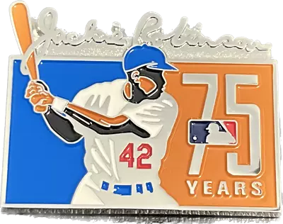 Jackie Robinson Day 75th Anniversary Lapel Pin Dodgers #42 Brooklyn Dodgers • £9.02