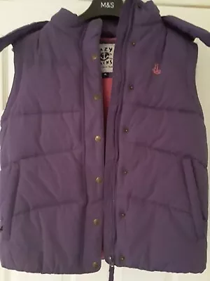 Lazy Jacks Body Warmer/Gilet Size  MWith Detachable Hood VGC • £4