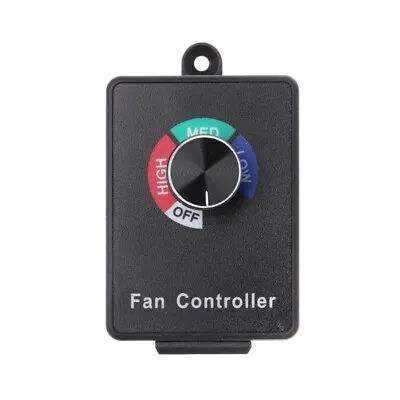 AC 120V 3A Fan Variable Speed Controller Electric Motor Rheostat For Hydroponics • £13.84