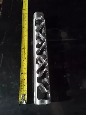 Decorative Aluminum Brake Handle Muzzle 5/8 24 Thread .370 Thru Hole.   • $75