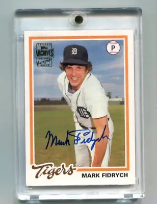 2003 Topps Archives - MARK FIDRYCH - On Card Autograph - DETROIT TIGERS • $64.99